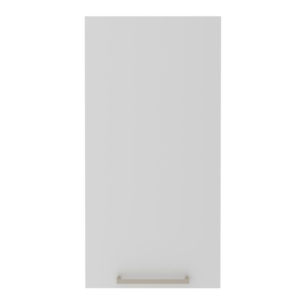 Armário de Cozinha Aéreo com 1 Porta 40cm Multimóveis CR20416 Freijó/Branco