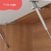 Armário de Cozinha Aéreo com 1 Porta Basculante 80cm Multimóveis CR20393 Freijó/Branco