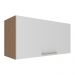 Armário de Cozinha Aéreo com 1 Porta Basculante 80cm Multimóveis CR20417 Freijó/Branco