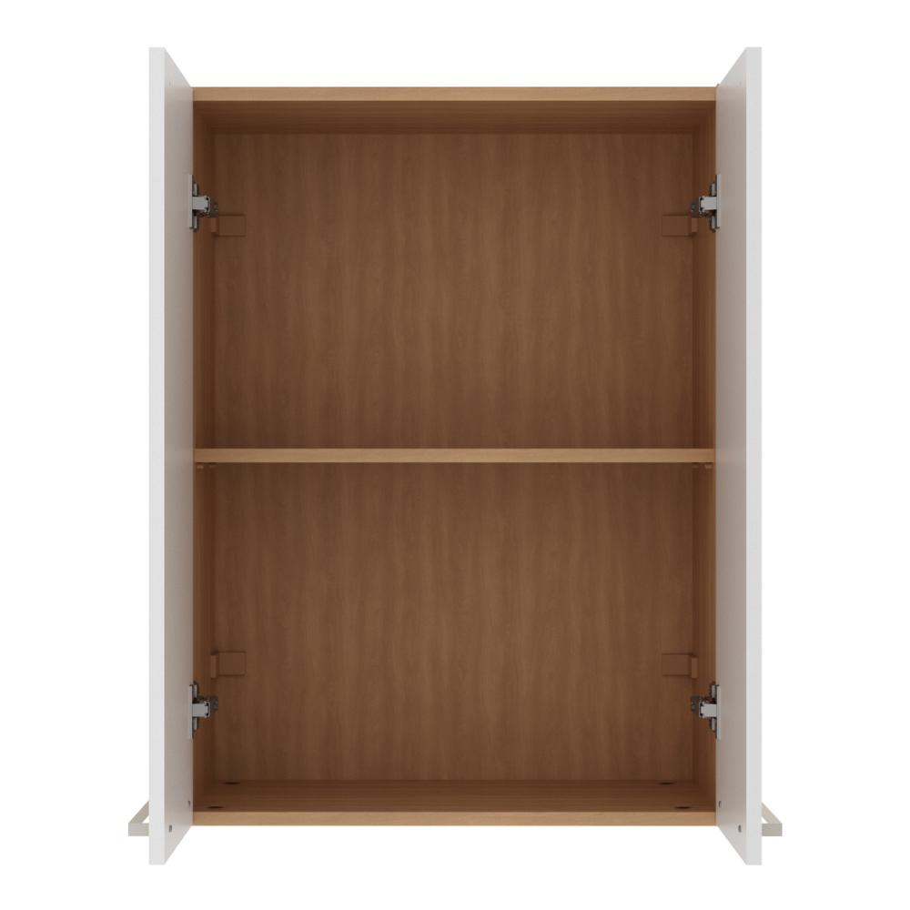 Armário de Cozinha Aéreo com 2 Portas 60cm Multimóveis CR20426 Freijó/Branco