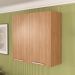 Armário de Cozinha Aéreo com 2 Portas 80cm Multimóveis CR20414 Freijó