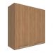 Armário de Cozinha Aéreo com 2 Portas 80cm Multimóveis CR20414 Freijó
