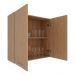Armário de Cozinha Aéreo com 2 Portas 80cm Multimóveis CR20414 Freijó