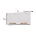 Armário de Cozinha Aéreo de Aço com 2 Portas 70cm Multimóveis CR20357 Branco