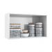 Armário de Cozinha Aéreo de Aço com 2 Portas 70cm Multimóveis CR20357 Branco