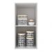 Armário de Cozinha Aéreo em MDF com 1 Porta 40cm Multimóveis CR20432 Branco