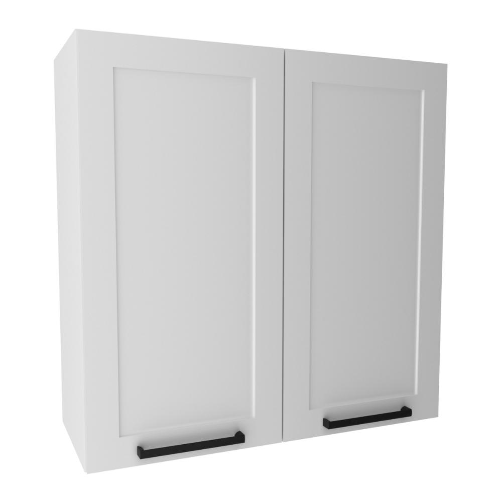 Armário de Cozinha Aéreo em MDF com 2 Portas 80cm Multimóveis CR20431 Branco
