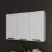 Armário de Cozinha Aéreo em MDF com 3 Portas 120cm Multimóveis CR20446 Branco