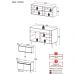 Armário de Cozinha Compacta 120cm Veneza Multimóveis V2140 Branco/Dourado