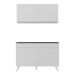 Armário de Cozinha Compacta 120cm Veneza Multimóveis V2141 Branco