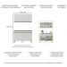 Armário de Cozinha Compacta 120cm Veneza Multimóveis V2141 Branco/Dourado
