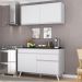 Armário de Cozinha Compacta 120cm Veneza Multimóveis V3687 Branco