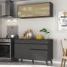 Armário de Cozinha Compacta 120cm Veneza Multimóveis V3688 Preto