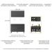 Armário de Cozinha Compacta 120cm com Leds Veneza Up Multimóveis V2012 Preto