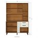 Armário de Cozinha Compacta 140cm com 6 Portas e 2 Gavetas Multimóveis CR20289 Nature/champanhe