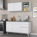 Armário de Cozinha Compacta 150cm Veneza Multimóveis V2079 Branco