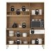 Armário de Cozinha Compacta 160cm Multimóveis CR20466 Amêndola/Branco