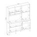 Armário de Cozinha Compacta 160cm Multimóveis CR20466 Avena/Menta