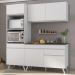 Armário de Cozinha Compacta 182cm Veneza Multimóveis V3694 Branco