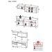 Armário de Cozinha Compacta 190cm Veneza Multimóveis V3705 Branco/Dourado