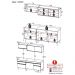 Armário de Cozinha Compacta 190cm Veneza Multimóveis V3707 Branco/Dourado