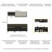 Armário de Cozinha Compacta 190cm Veneza Multimóveis V3707 Preto/Dourado