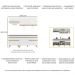 Armário de Cozinha Compacta 190cm com Leds Veneza Up Multimóveis V2030 Branco/Dourado