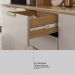 Armário de Cozinha Compacta 198cm Multimóveis CR20468 Amêndola/Nude Prime TX