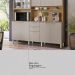 Armário de Cozinha Compacta 198cm Multimóveis CR20468 Amêndola/Nude Prime TX