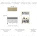 Armário de Cozinha Compacta 2 peças MP3688.964 Veneza Multimóveis Branco