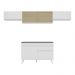 Armário de Cozinha Compacta 260cm Veneza Multimóveis V3698 Branco