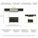 Armário de Cozinha Compacta 260cm Veneza Multimóveis V3698 Preto/Dourado
