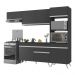Armário de Cozinha Compacta 4 peças MP3690.898 Veneza Preto
