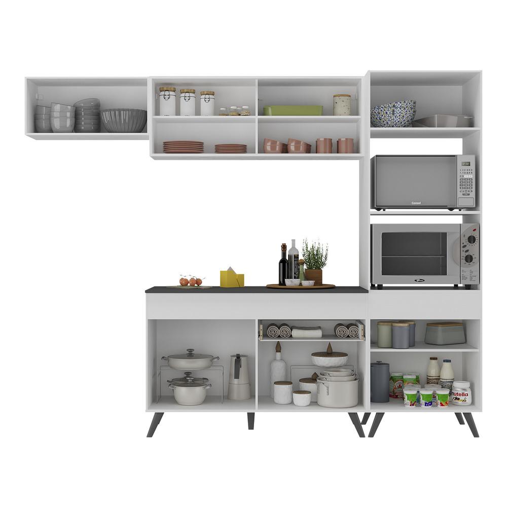 Armário de Cozinha Compacta 4 peças MP3691.964 Veneza Branco