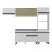 Armário de Cozinha Compacta 4 peças MP3691.964 Veneza Branco