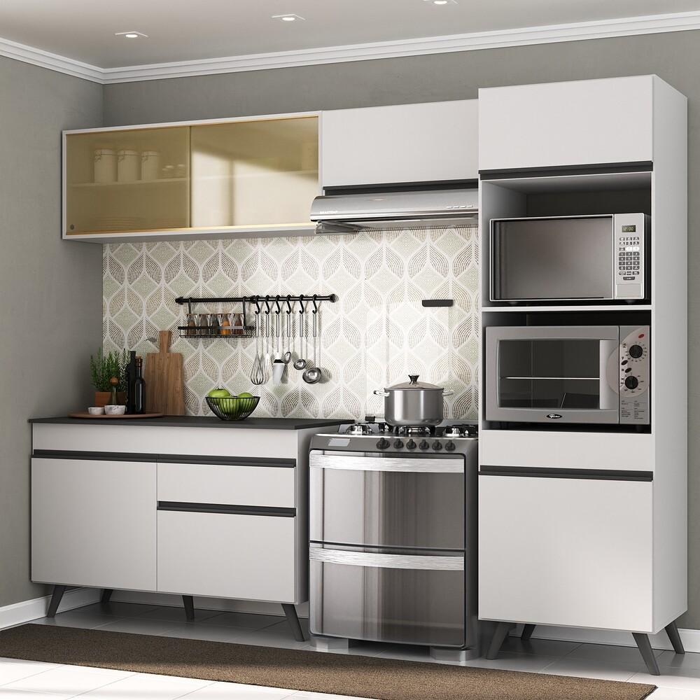 Armário de Cozinha Compacta 4 peças MP3692.964 Veneza Branco