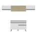 Armário de Cozinha Compacta 4 peças MP3698.964 Veneza Multimóveis Branco