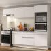 Armário de Cozinha Compacta 4 peças com Rodapé MP2176 Made Multimóveis Branco
