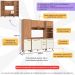 Armário de Cozinha Compacta Modulada 4 Peças Havana Multimóveis CR20329 Rovere/Champanhe