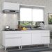 Armário de Cozinha Compacta Veneza Multimóveis MP2074.891 Branco