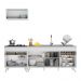 Armário de Cozinha Compacta Veneza Multimóveis MP2074.891 Branco