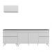 Armário de Cozinha Compacta Veneza Multimóveis MP2074.891 Branco