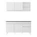 Armário de Cozinha Compacta Veneza Multimóveis MP2079.891 Branco