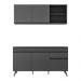 Armário de Cozinha Compacta Veneza Multimóveis MP2079.895 Preto