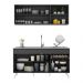 Armário de Cozinha Compacta Veneza Multimóveis MP2079.898 Preto