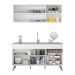 Armário de Cozinha Compacta Veneza Multimóveis MP2079.964 Branco