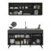 Armário de Cozinha Compacta Veneza Multimóveis MP2142.895 Preto