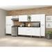 Armário de Cozinha Compacta Xangai Blues Multimóveis Branco