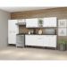 Armário de Cozinha Compacta Xangai Jazz Multimóveis Branco