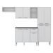 Armário de Cozinha Compacta Xangai Multimóveis V2840 Branco